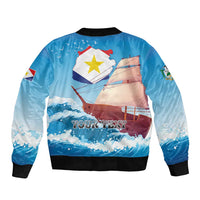 Personalized Saba Bomber Jacket Sailboat Remis Velisque - Wonder Print Shop
