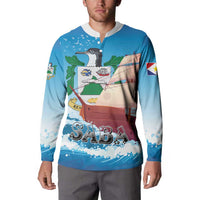 Personalized Saba Button Sweatshirt Sailboat Remis Velisque - Wonder Print Shop