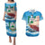 Personalized Saba Couples Matching Puletasi and Hawaiian Shirt Sailboat Remis Velisque