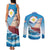 Personalized Saba Couples Matching Tank Maxi Dress and Long Sleeve Button Shirt Sailboat Remis Velisque