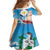Personalized Saba Family Matching Long Sleeve Bodycon Dress and Hawaiian Shirt Sailboat Remis Velisque - Wonder Print Shop