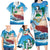 Personalized Saba Family Matching Long Sleeve Bodycon Dress and Hawaiian Shirt Sailboat Remis Velisque - Wonder Print Shop