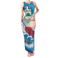 Personalized Saba Family Matching Tank Maxi Dress and Hawaiian Shirt Sailboat Remis Velisque - Wonder Print Shop