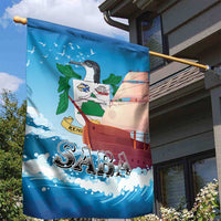 Saba Garden Flag Sailboat Remis Velisque - Wonder Print Shop