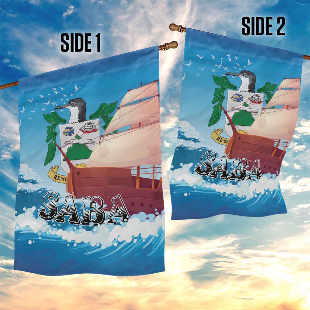 Saba Garden Flag Sailboat Remis Velisque - Wonder Print Shop