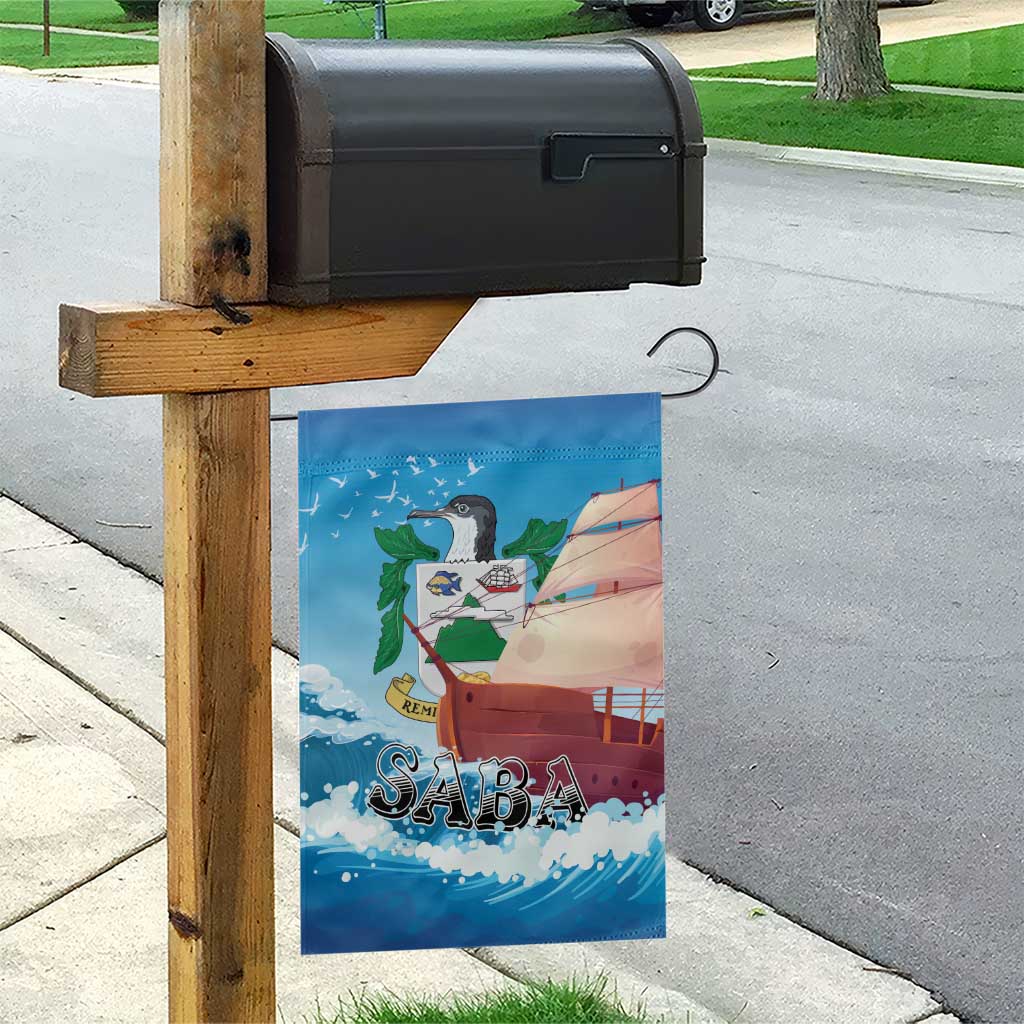 Saba Garden Flag Sailboat Remis Velisque - Wonder Print Shop