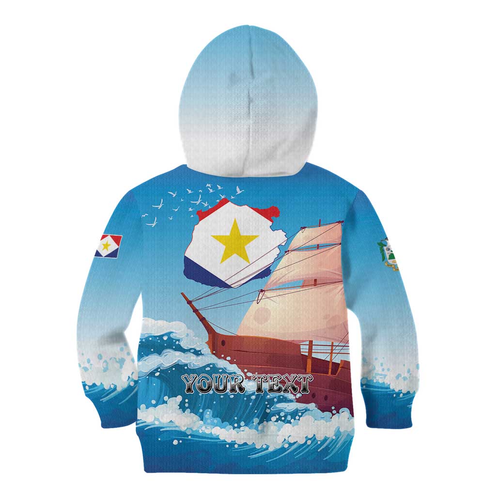 Personalized Saba Kid Hoodie Sailboat Remis Velisque - Wonder Print Shop