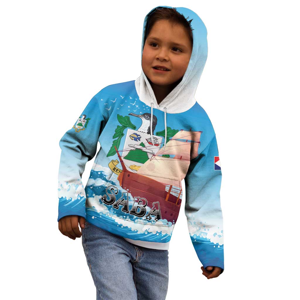 Personalized Saba Kid Hoodie Sailboat Remis Velisque - Wonder Print Shop