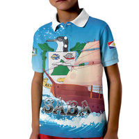 Personalized Saba Kid Polo Shirt Sailboat Remis Velisque - Wonder Print Shop