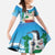 Personalized Saba Kid Short Sleeve Dress Sailboat Remis Velisque - Wonder Print Shop