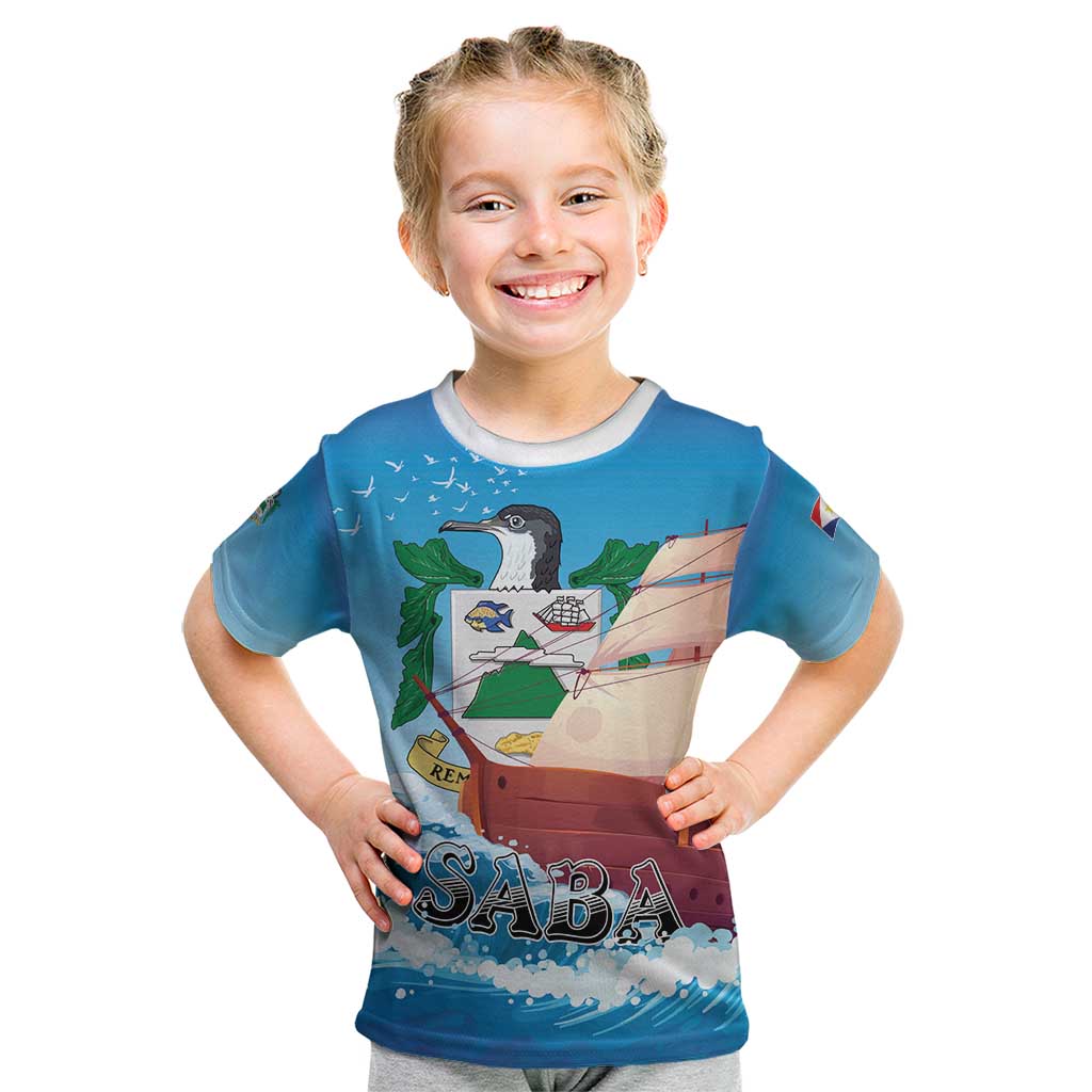 Personalized Saba Kid T Shirt Sailboat Remis Velisque - Wonder Print Shop