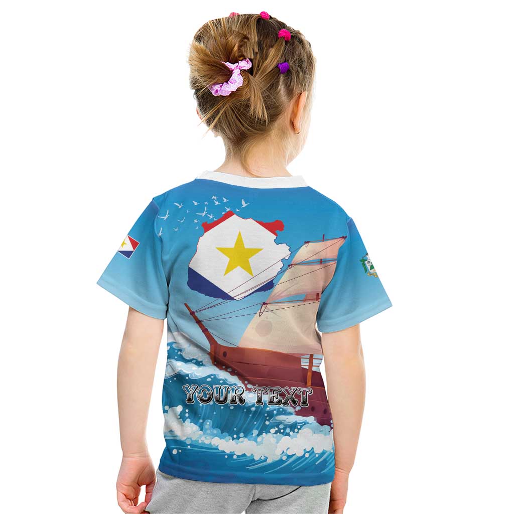 Personalized Saba Kid T Shirt Sailboat Remis Velisque - Wonder Print Shop