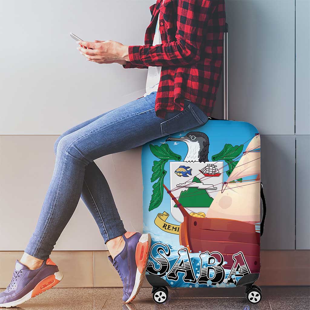 Saba Luggage Cover Sailboat Remis Velisque - Wonder Print Shop