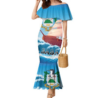 Personalized Saba Mermaid Dress Sailboat Remis Velisque - Wonder Print Shop