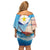 Personalized Saba Off Shoulder Short Dress Sailboat Remis Velisque - Wonder Print Shop