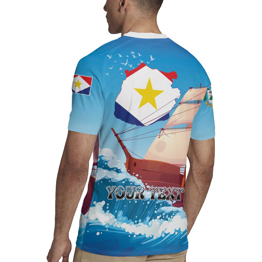 Personalized Saba Rugby Jersey Sailboat Remis Velisque - Wonder Print Shop