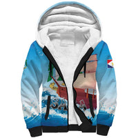 Personalized Saba Sherpa Hoodie Sailboat Remis Velisque - Wonder Print Shop