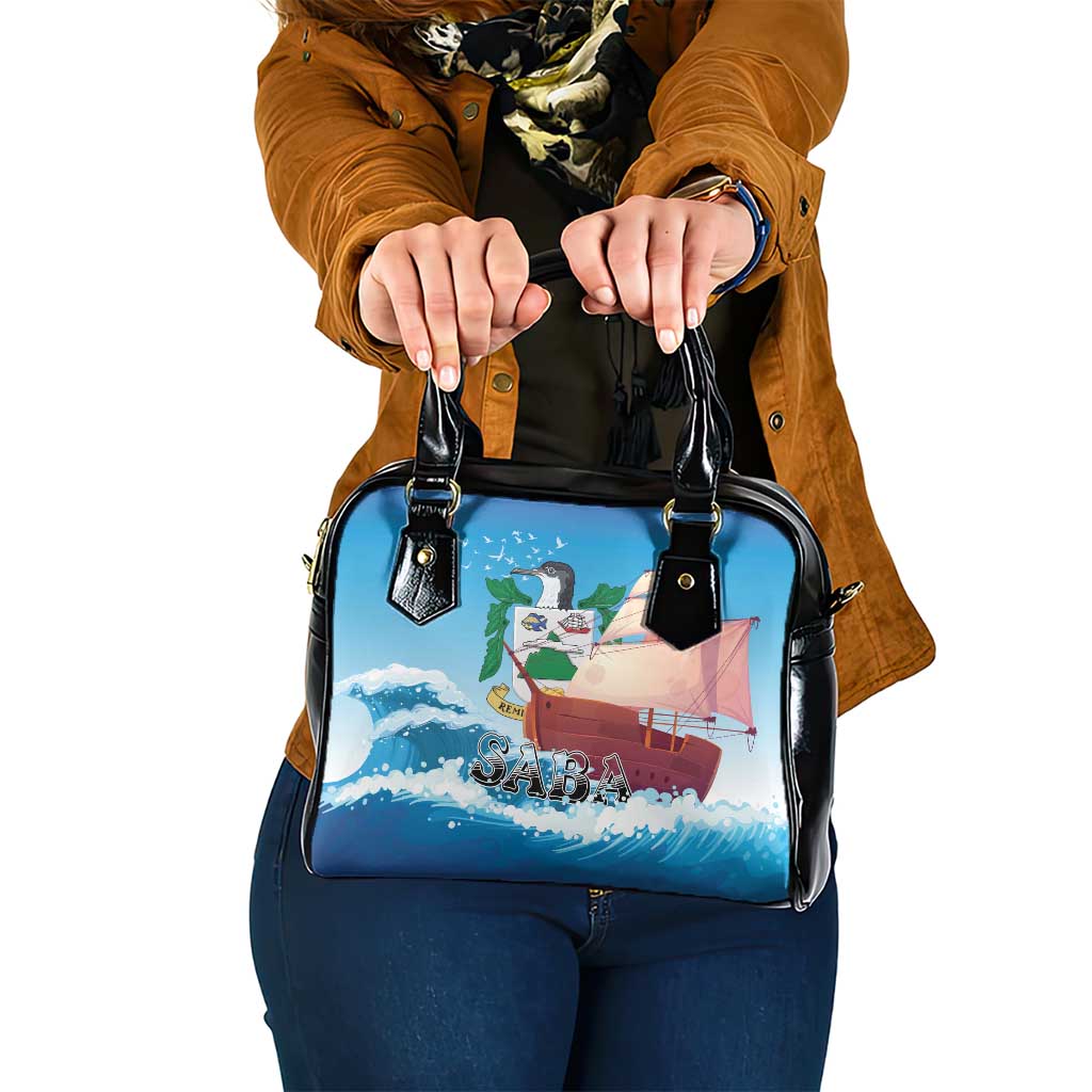 Saba Shoulder Handbag Sailboat Remis Velisque - Wonder Print Shop