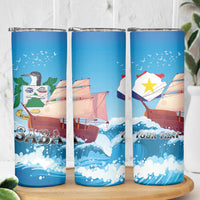 Personalized Saba Skinny Tumbler Sailboat Remis Velisque - Wonder Print Shop