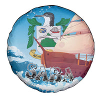 Saba Spare Tire Cover Sailboat Remis Velisque - Wonder Print Shop