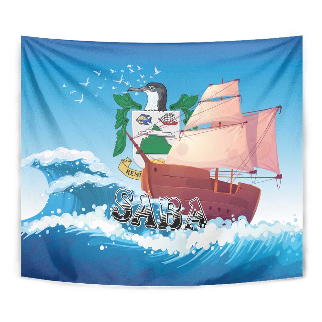 Saba Tapestry Sailboat Remis Velisque - Wonder Print Shop
