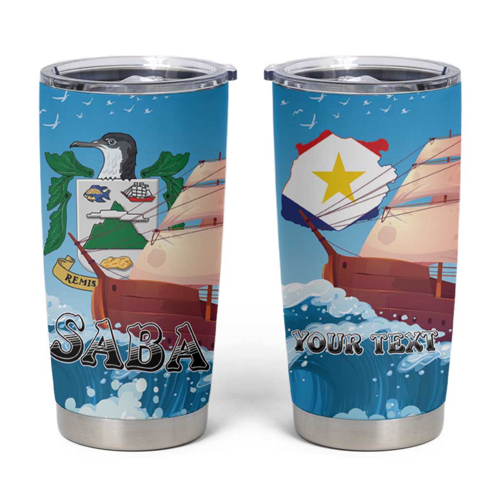 Personalized Saba Tumbler Cup Sailboat Remis Velisque - Wonder Print Shop