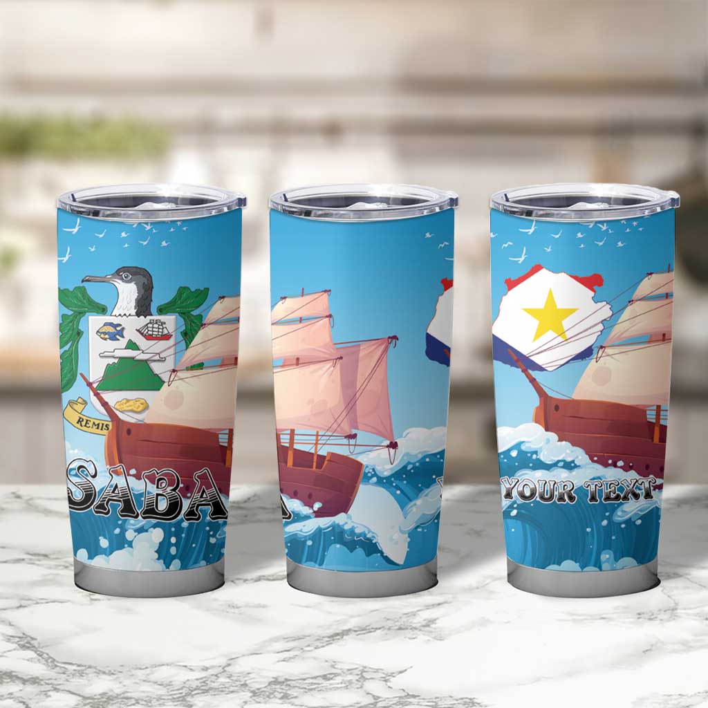 Personalized Saba Tumbler Cup Sailboat Remis Velisque - Wonder Print Shop