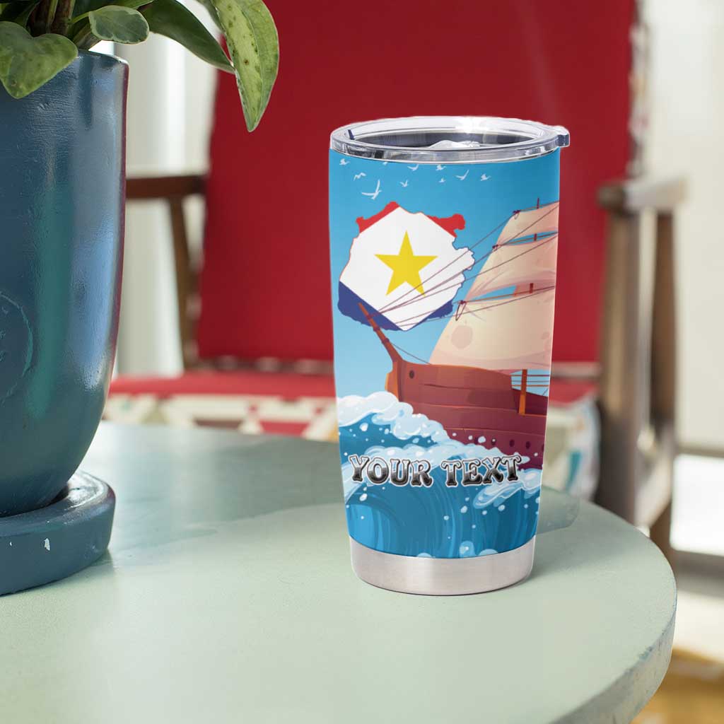 Personalized Saba Tumbler Cup Sailboat Remis Velisque - Wonder Print Shop
