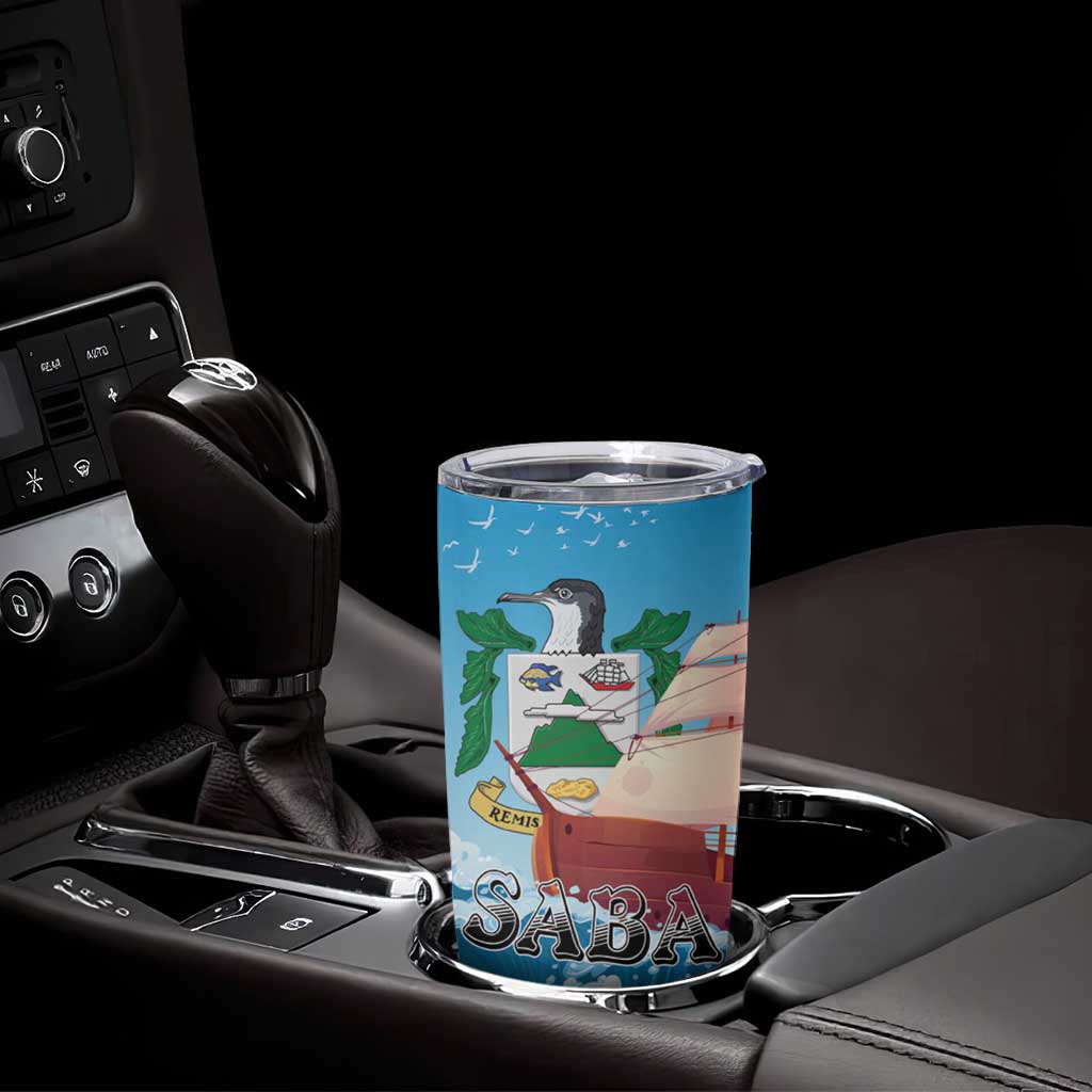 Personalized Saba Tumbler Cup Sailboat Remis Velisque - Wonder Print Shop