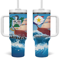 Personalized Saba Tumbler With Handle Sailboat Remis Velisque - Wonder Print Shop