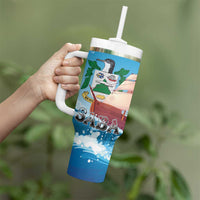 Personalized Saba Tumbler With Handle Sailboat Remis Velisque - Wonder Print Shop