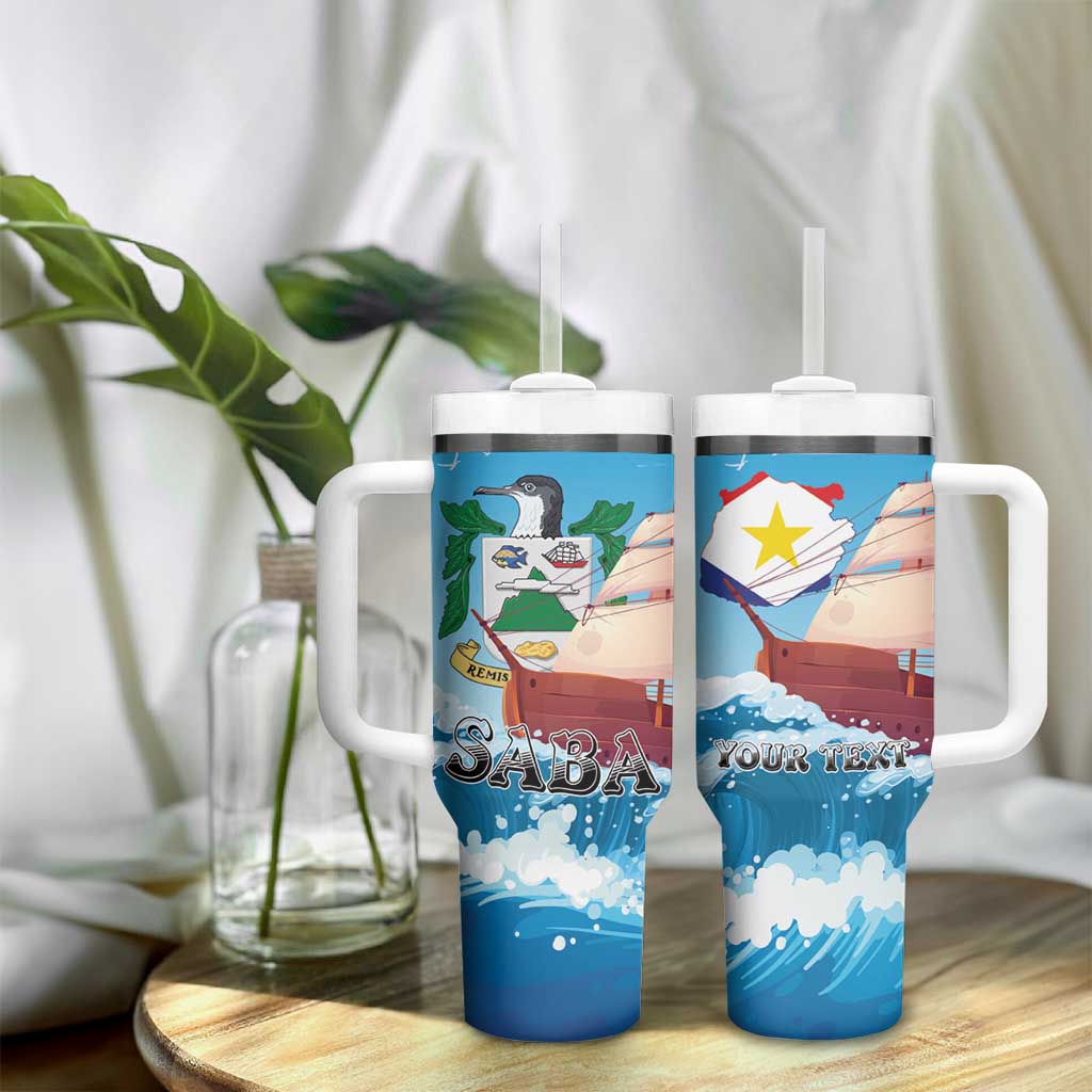 Personalized Saba Tumbler With Handle Sailboat Remis Velisque - Wonder Print Shop