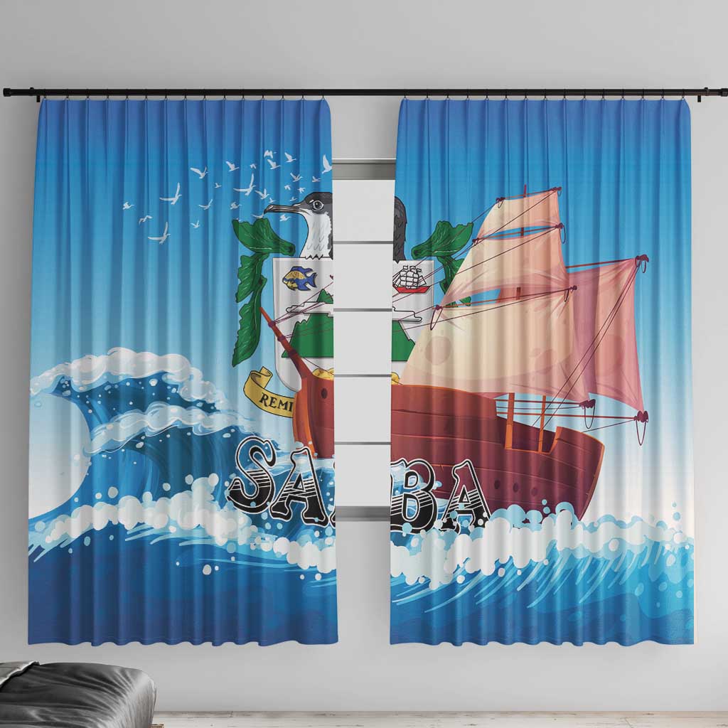 Saba Window Curtain Sailboat Remis Velisque - Wonder Print Shop