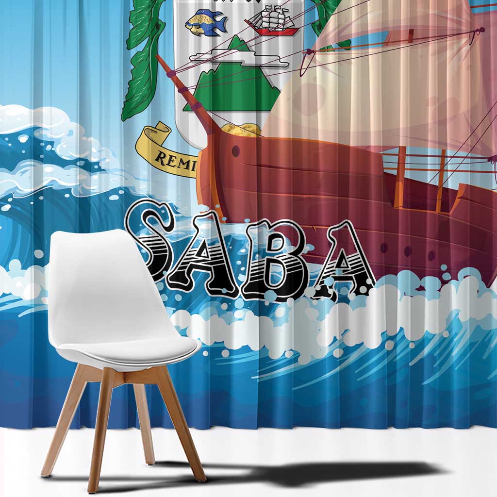 Saba Window Curtain Sailboat Remis Velisque - Wonder Print Shop
