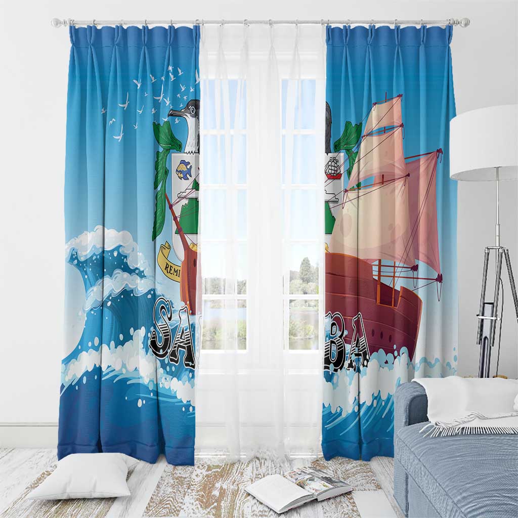 Saba Window Curtain Sailboat Remis Velisque - Wonder Print Shop