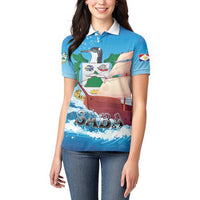 Personalized Saba Women Polo Shirt Sailboat Remis Velisque - Wonder Print Shop
