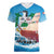 Personalized Saba Women V-Neck T-Shirt Sailboat Remis Velisque - Wonder Print Shop