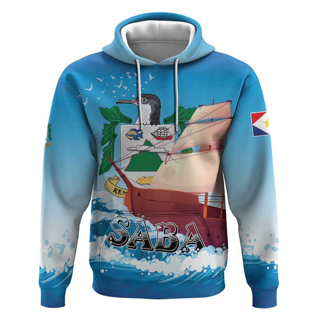 Personalized Saba Zip Hoodie Sailboat Remis Velisque - Wonder Print Shop