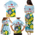 Personalized Sint Maarten Family Matching Puletasi and Hawaiian Shirt Brown Pelican With Yellow Sage