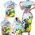 Personalized Sint Maarten Family Matching Short Sleeve Bodycon Dress and Hawaiian Shirt Brown Pelican With Yellow Sage - Wonder Print Shop