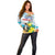 Personalized Sint Maarten Off Shoulder Sweater Brown Pelican With Yellow Sage - Wonder Print Shop