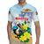 Personalized Sint Maarten Rugby Jersey Brown Pelican With Yellow Sage - Wonder Print Shop