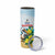 Personalized Sint Maarten Skinny Tumbler Brown Pelican With Yellow Sage - Wonder Print Shop