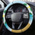 Sint Maarten Steering Wheel Cover Brown Pelican With Yellow Sage - Wonder Print Shop