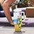 Personalized Sint Maarten Tumbler With Handle Brown Pelican With Yellow Sage - Wonder Print Shop