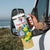 Personalized Sint Maarten Tumbler With Handle Brown Pelican With Yellow Sage - Wonder Print Shop