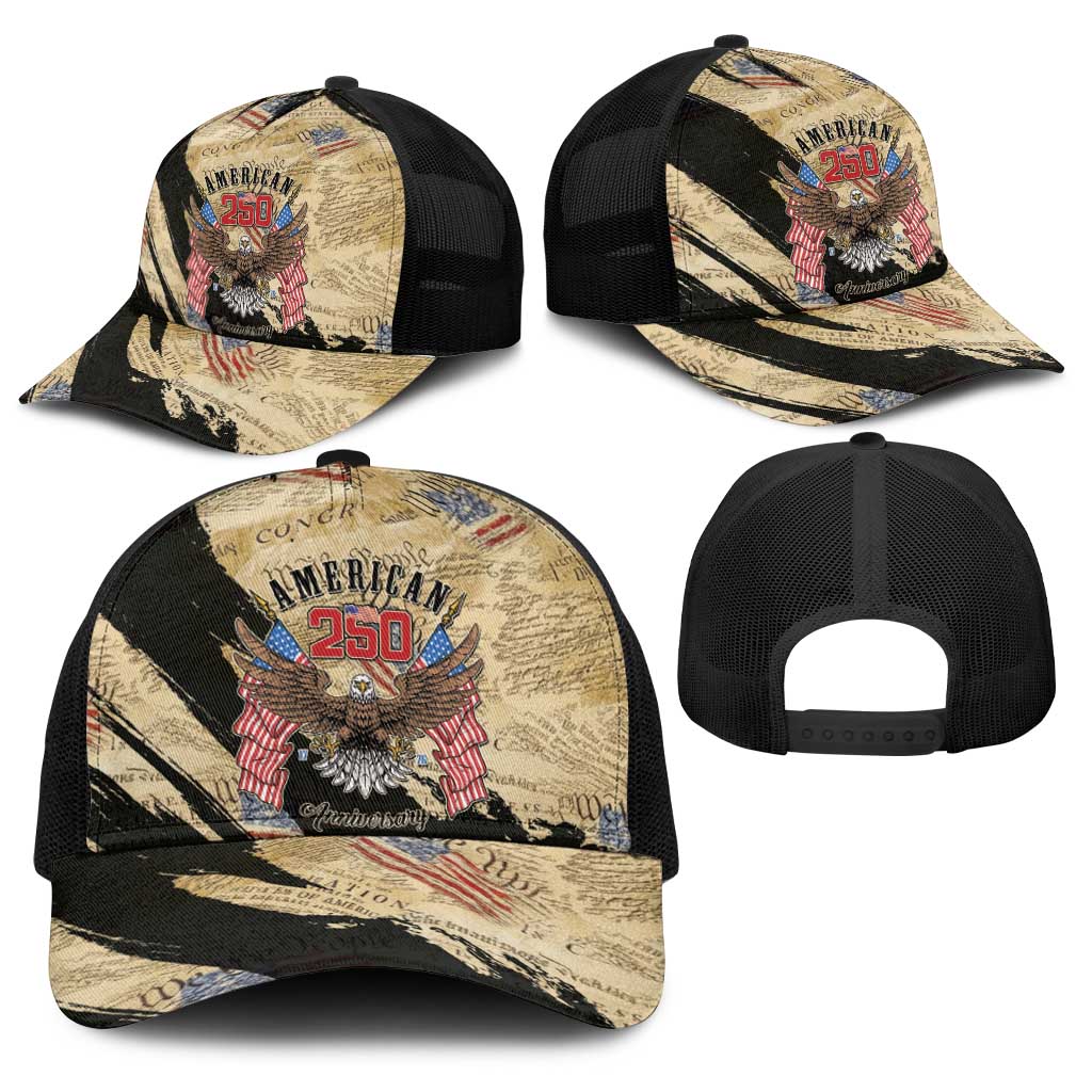 American 250th Anniversary Baseball Net Cap We The People - Wonder Print Shop