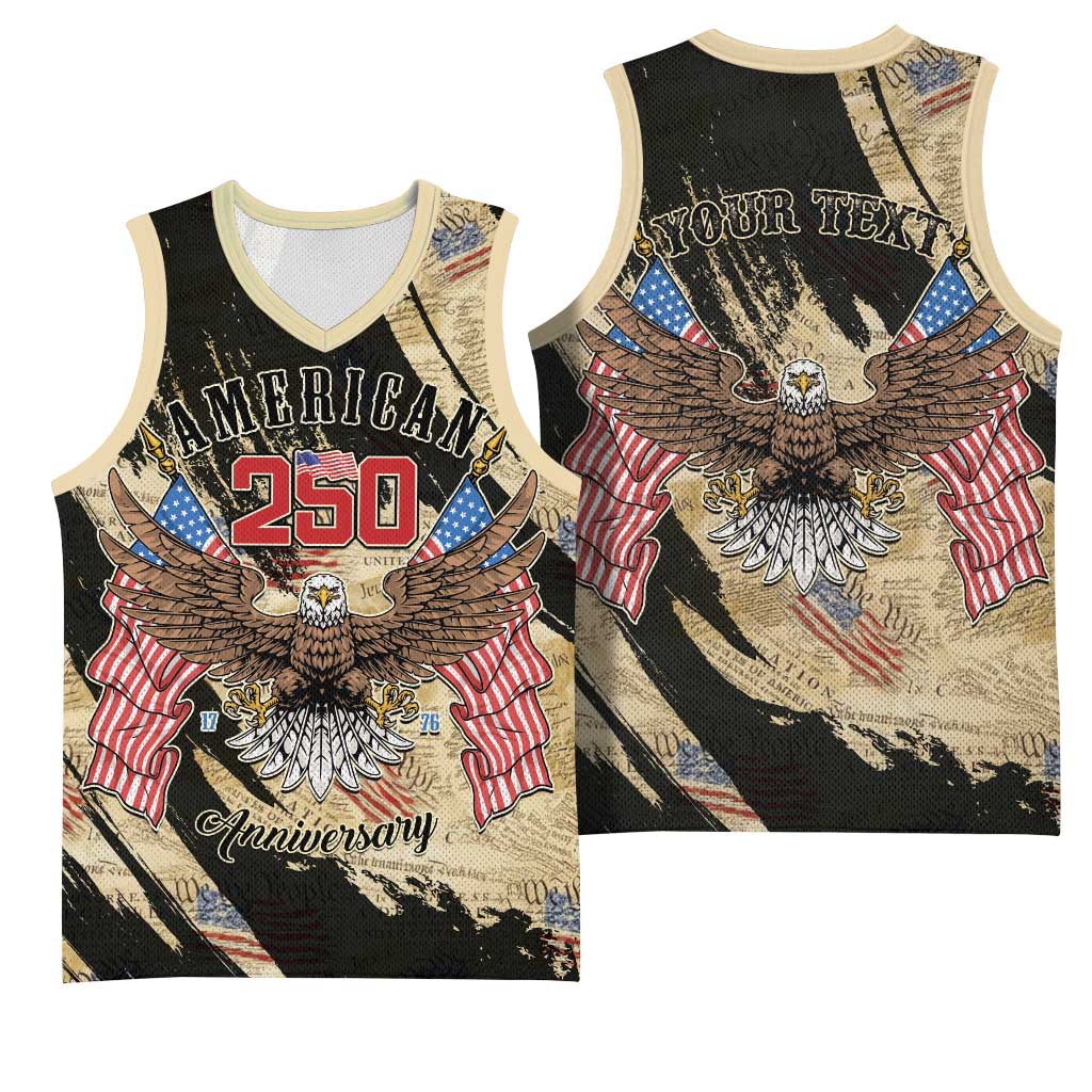 Personalized American 250th Anniversary Basketball Jersey We The People - Wonder Print Shop