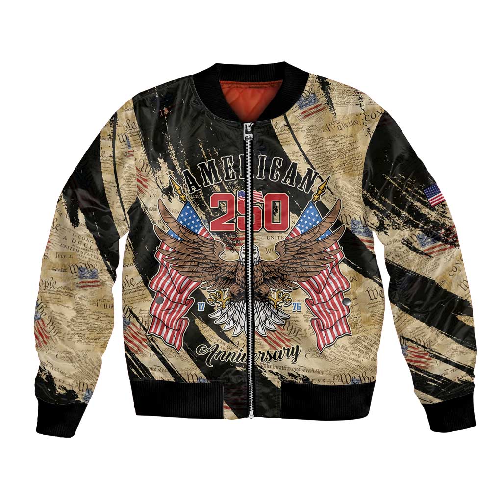 Personalized American 250th Anniversary Bomber Jacket We The People - Wonder Print Shop