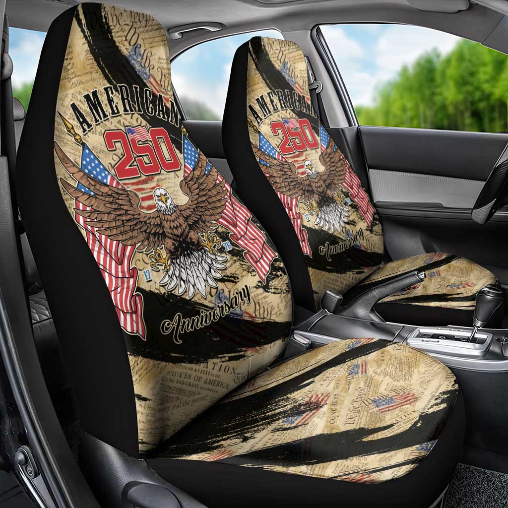 American 250th Anniversary Car Seat Cover We The People - Wonder Print Shop